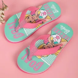Kidsville Kids Pink & Mint Green Flip Flops image 1