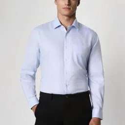Van Heusen Blue Regular Fit Shirt image 1