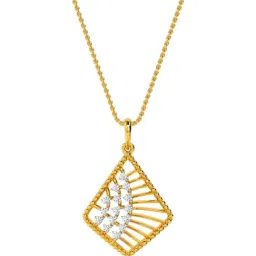 Kisna Diamond & Gold Jewellery 14k Alaina Diamond Pendant-picture-15
