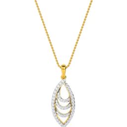 Kisna Diamond & Gold Jewellery 14k Mara Diamond Pendant-picture-49