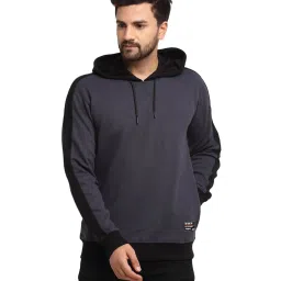 Club York Black Regular Fit Hoodie image 1