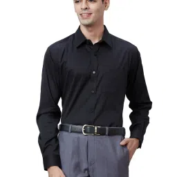 Park Avenue Black Regular Fit Shirt image 1