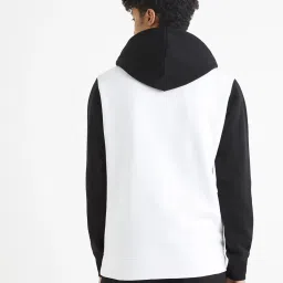 celio celio* White & Black Batman Print Hoodie image 2