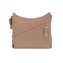 Baggit Brown Small Hobo Bag image 1