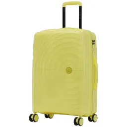 Nasher Miles Seattle Yellow 8 Wheels Medium Hard Cabin Trolley Bag-image-77