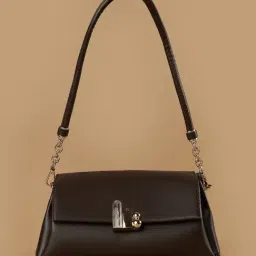 Ginger by Lifestyle Brown Handbag-image-5