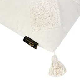 HOSTA HOMES White Cotton Cushion Covers - Set of 2 image 3