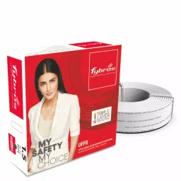 Fybros 1.5 Sq.mm 1 Core UFFR Wire White (90 m)-image-3