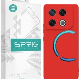 Sprig Back Cover for INFINIX GT 20 PRO (Red) image 1