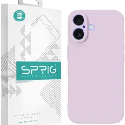 Sprig Back Cover for iPhone 16 Plus (Purple) image 1
