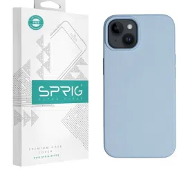 Sprig Liquid Silicone Back Cover for APPLE iPhone 14 Plus (Blue) image 1