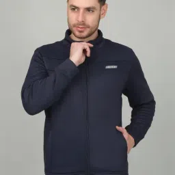 Cantabil Navy Regular Fit Jacket-picture-41