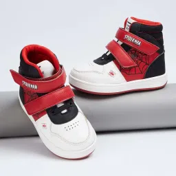Fame Forever by Lifestyle Kids White & Red Casual Sneakers image 1