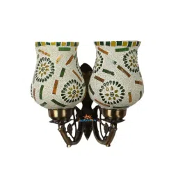 DecorativeRay Multicolor Iron Wall Light - Set of 1 image 4