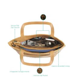 Caprese Brown Textured Medium Shoulder Bag image 4