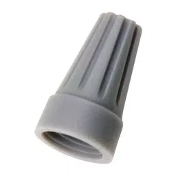 IDEAL TERMINAL, CONN, TWIST ON, GRAY, 22-14AWG, WT1-1 (Pack of 100)-image-3