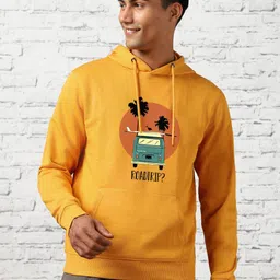 NOBERO Men Printed Hooded Sweatshirt-picture-26