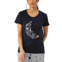 Nite Flite Navy Graphic Print Shorts Set image 1
