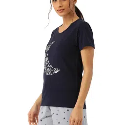 Nite Flite Navy Graphic Print Shorts Set image 3