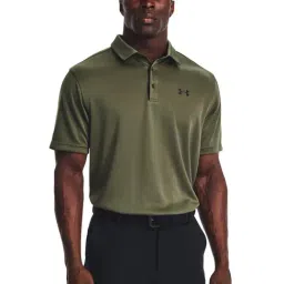 Under Armour Green Loose Fit Sports Polo-picture-22