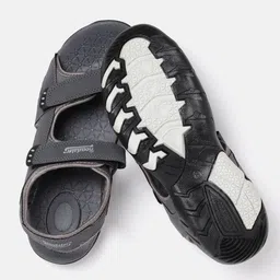 The Roadster Lifestyle Co Men Charcoal Grey Sports Sandals image 5