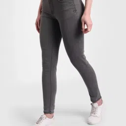 United Colors of Benetton Grey Skinny Fit Lightly Washed Jeans image 3