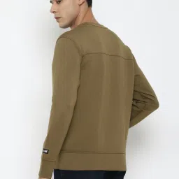 American Eagle Brown Regular Fit Logo Printed Sweatshirt image 2