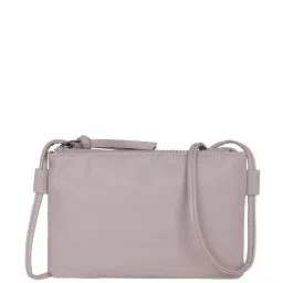 Caprese Grey Solid Medium Sling Handbag image 1