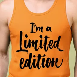 BAESD Printed Scoop Neck Cotton Gym Vest image 3