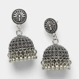 SZN Dome Shaped Jhumkas Earrings image 5