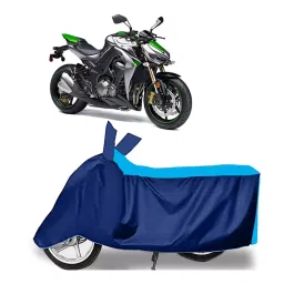 Auto Pearl Two Wheeler Cover for Kawasaki Z1000 - Cyan, Blue-picture-23