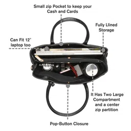 Accessorize Black Textured Shoulder Bag image 4