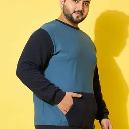 bigbanana Men Colourblocked Sweatshirt image 3