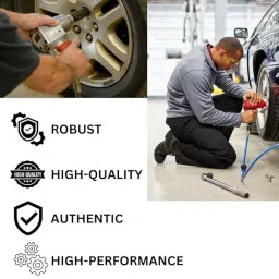 INTECO Heavy Duty Air Impact Wrench 8 cfm Air Consumption and 576 Nm Torque, AT 439 image 4