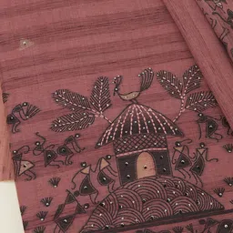 Soch Ethnic Motifs Printed Unstitched Dress Material image 5