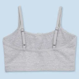Mackly Pack Of 2 Solid Training Bras - Grey & White image 5