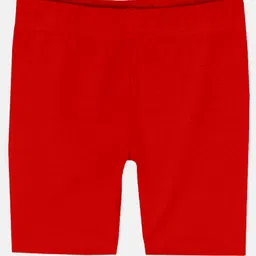 Kiddopanti Pack Of 3 Cycling Solid Shorts - Red Royal Blue & White image 5