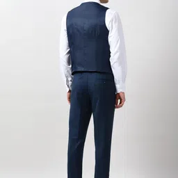 peter england elite Peter England Men Solid Elite Single-Breasted Formal Suits image 5