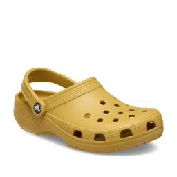 Crocs Unisex Yellow Classic Clogs image 1