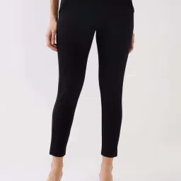 Spykar Black Skinny Fit Pants image 1