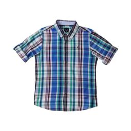 Allen Solly Junior Blue & Green Chequered Full Sleeves Shirt-picture-43