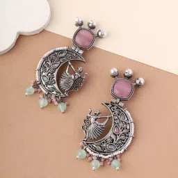 Priyaasi Mesmerizing Dancing doll elegance with Chandbali style earrings image 1