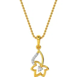 Kisna Diamond & Gold Jewellery 18k Berkley Diamond Pendant-picture-31