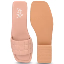 Zebba Women's Pious Pink Casual Sandals image 3