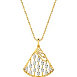 Kisna Diamond & Gold Jewellery 18k Yama Diamond Pendant-image-26