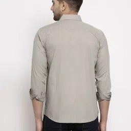 Jainish Silver Cotton Regular Fit Shirt image 2