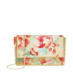 Accessorize London Multicolor Textured Small Clutch-image-25