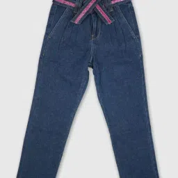 United Colors of Benetton Kids Navy Cotton Jeans-picture-33