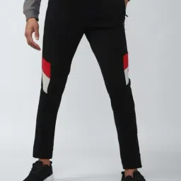 Van Heusen Flex Black Slim Fit Self Pattern Trackpants-picture-18