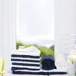 Bianca D`ROSS Pink & Blue 100% Cotton Towel - Set of 14 image 1